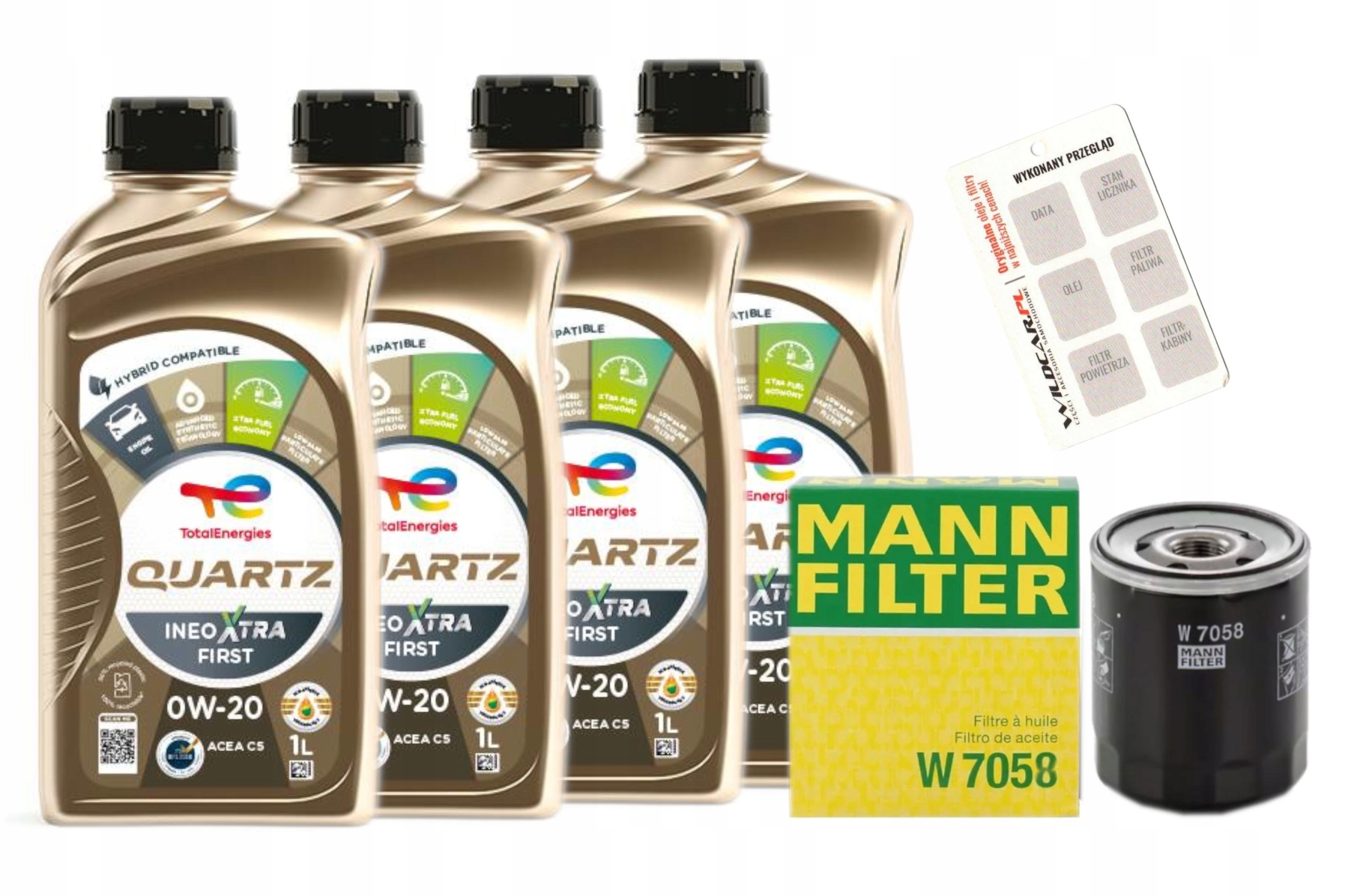 Filtr Olej 0W20 Peugeot 2008 208 II 301 1.2 2018-