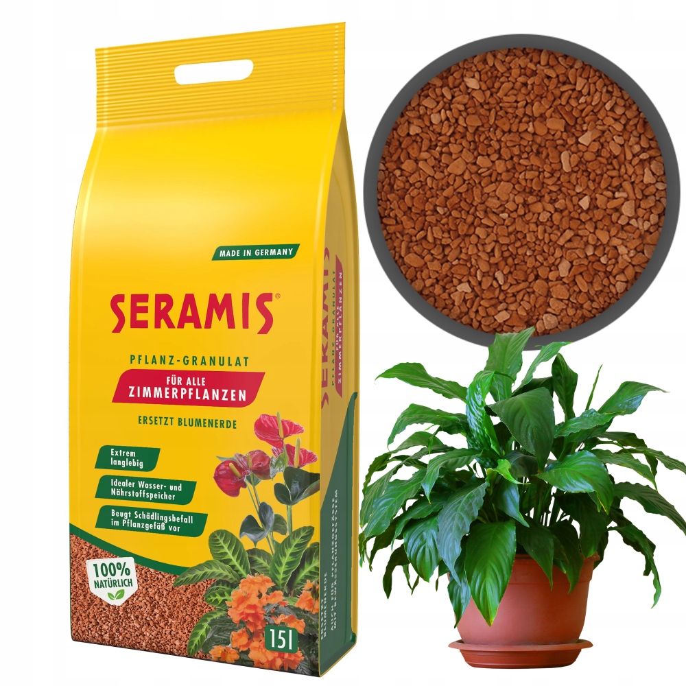 PODŁOŻE SERAMIS DO ROŚLIN DONICZKOWYCH 15L