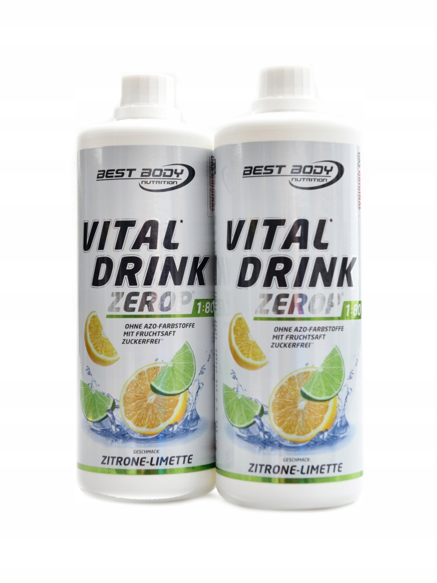 Vital drink Zerop 2 x 1000 ml citron s limetou Duopack
