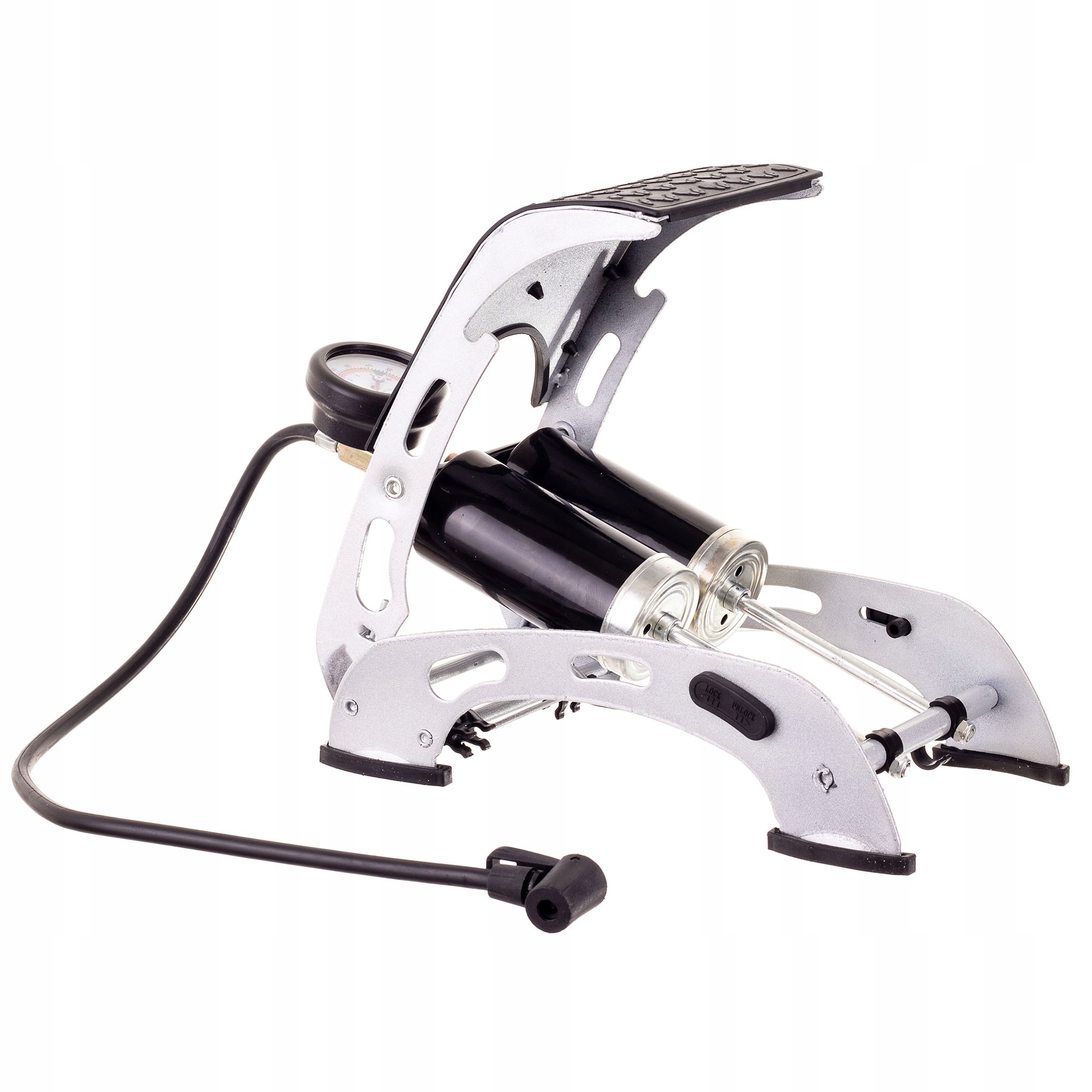 POMPKA SAMOCHODOWA NOŻNA DWUTŁOKOWA DO KÓŁ OPON Kod producenta SF8704G