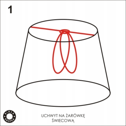 ABAŻUR KREMOWY+DEKOR 15 DO KINKIET LAMPKA ŻYRANDOL Kolor kremowy