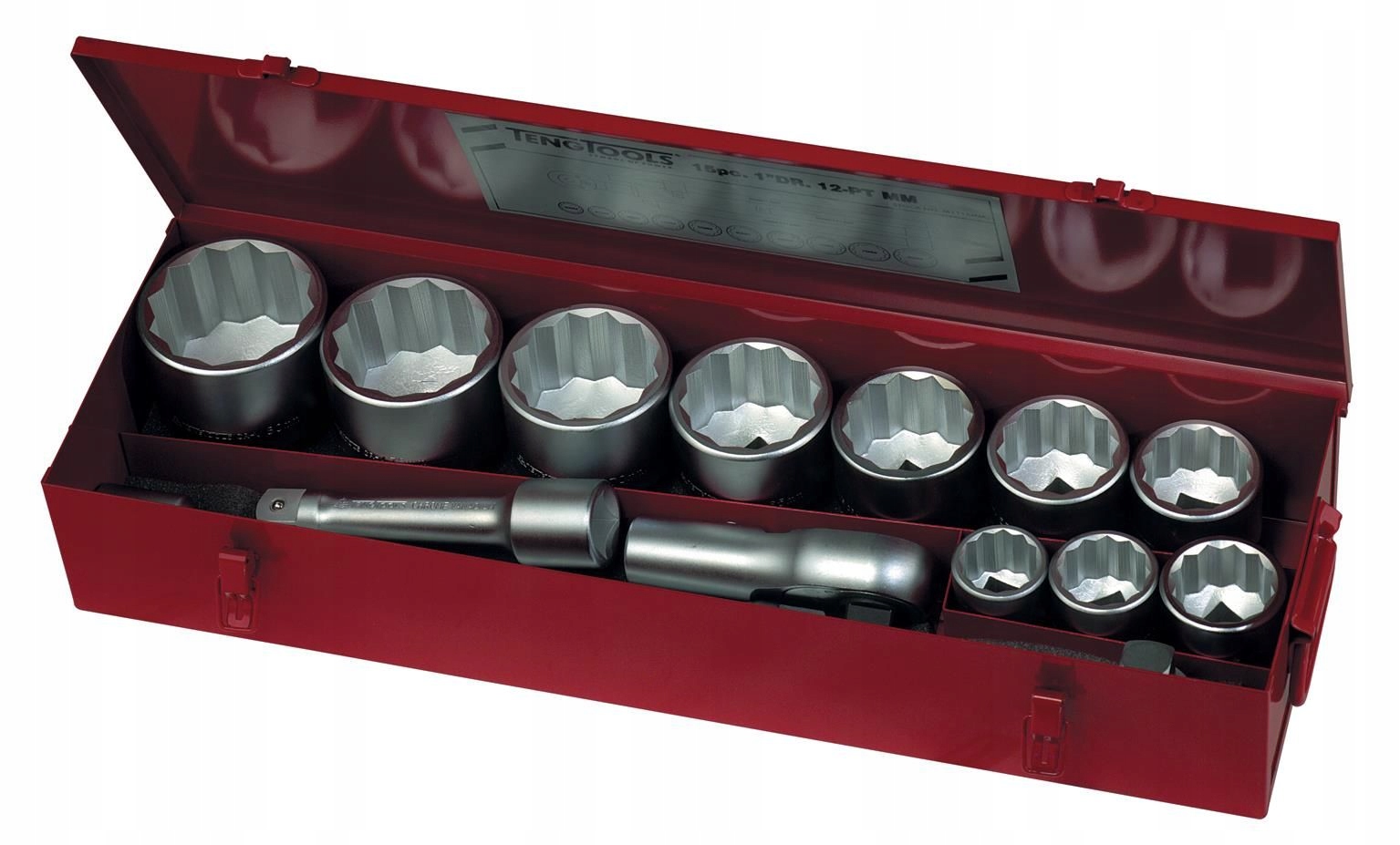 Sada náradia s 1" štvorcovým úchopom Teng Tools M1115MM