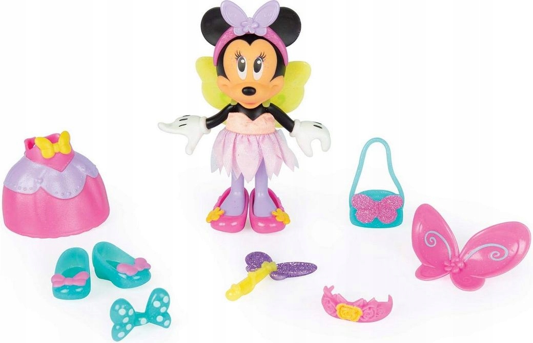 IMC TOYS MINNIE FASHION DOLL FIGURKA + AKC. ASST Seria Myszka Minnie