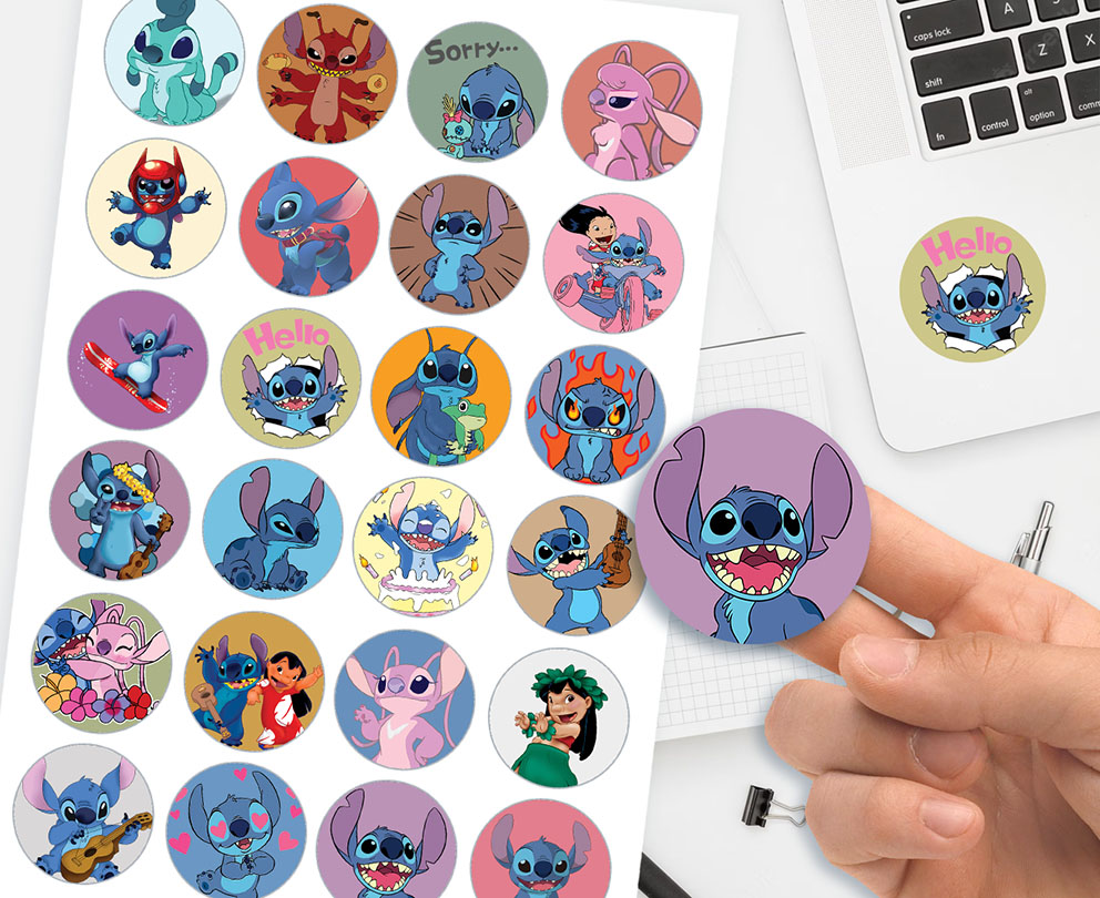 ZESTAW 3W1 KOSZULKA DLA DZIECI TATUAŻE NAKLEJKI STITCH 116 JAKOŚĆ Płeć uniseks