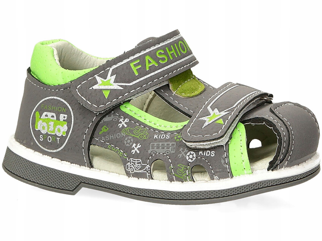 

Sandały Chłopięce Buty Na Rzepy Wkładka Skóra r 25
