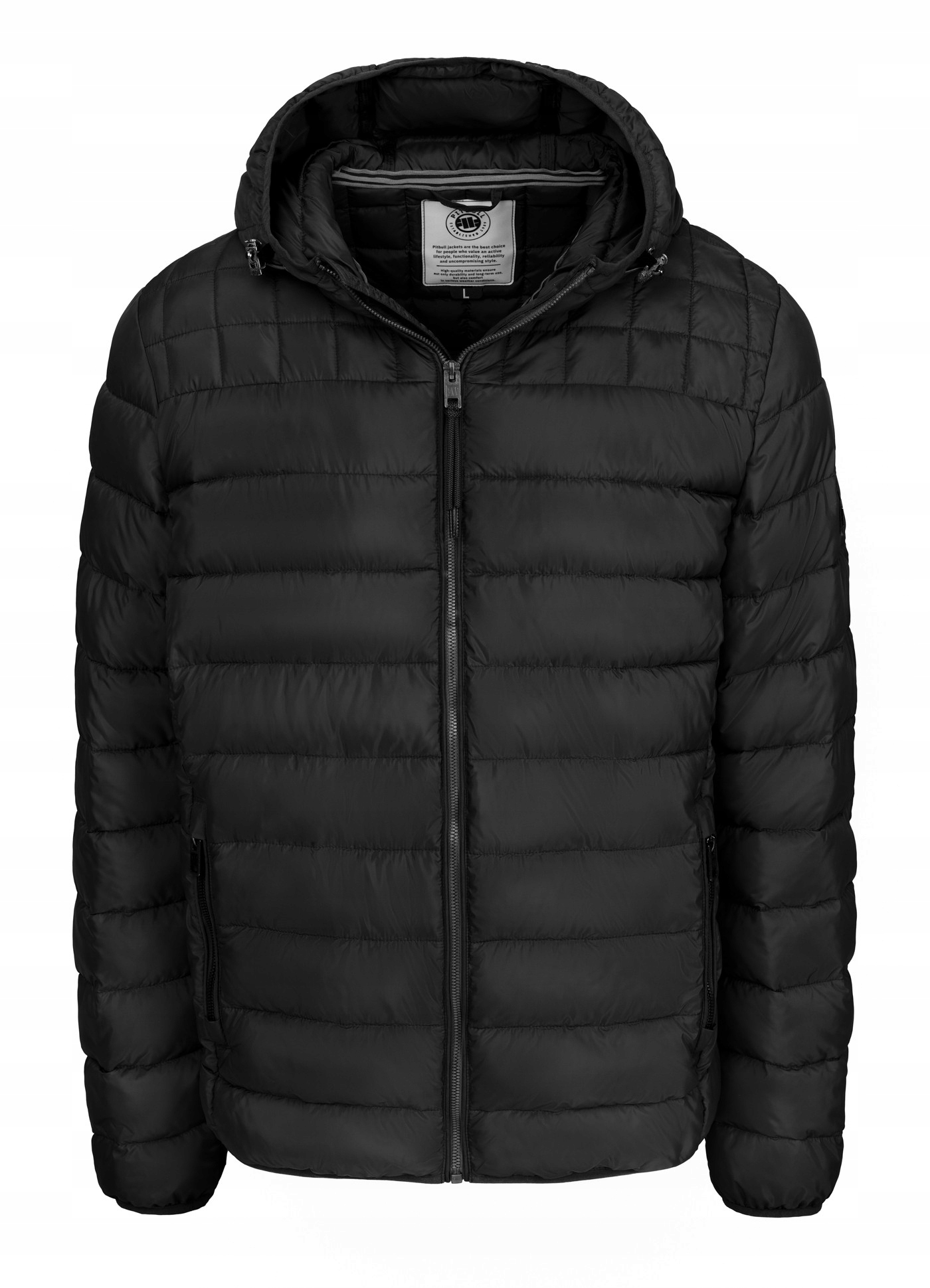 Pitbull pánská prošívaná bunda s kapucí Foothill, velikost 3XL