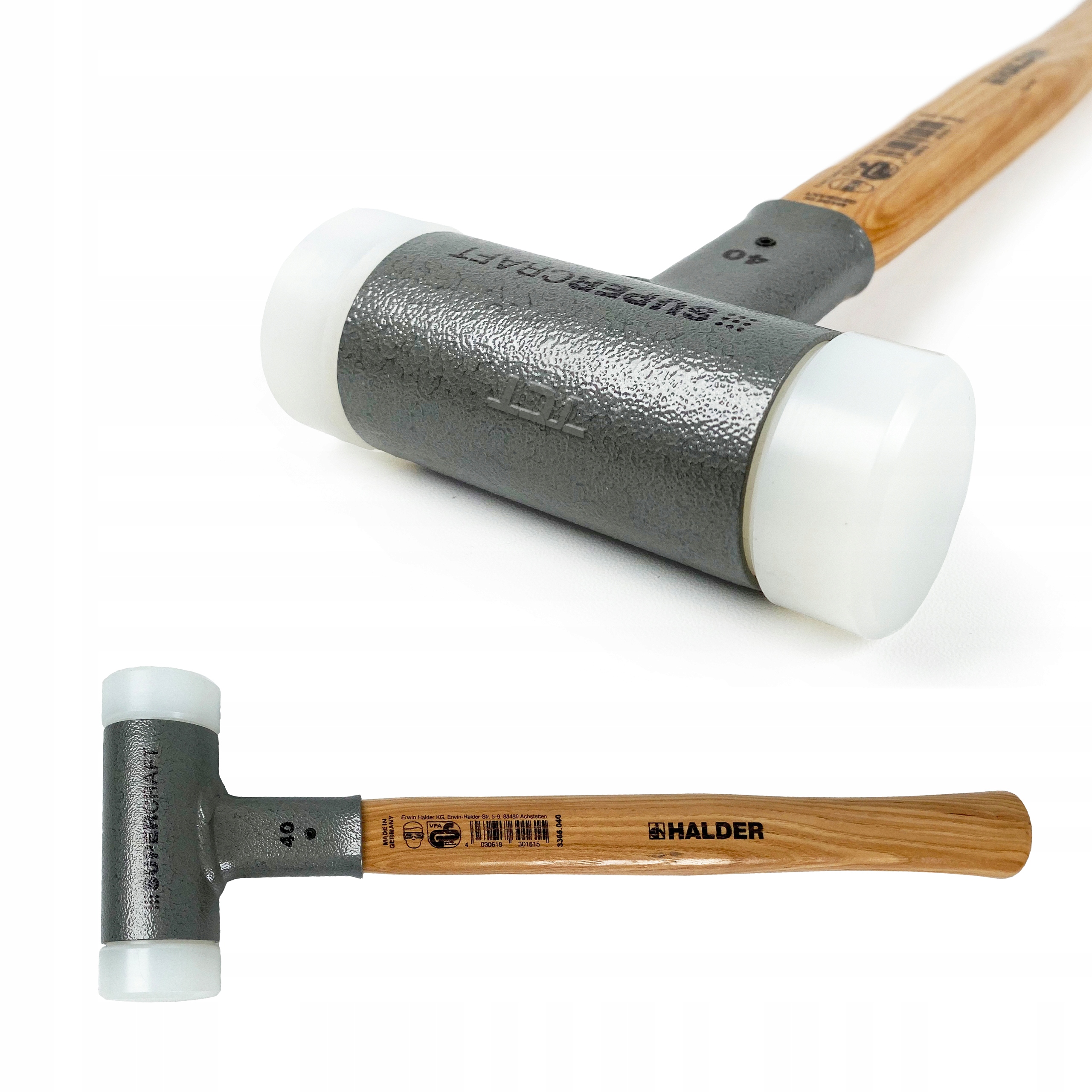 

Młotek Bezodrzutowy HalderSupercraft 3366 40mm715g