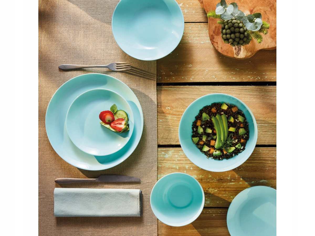 Talerz płytki 25 cm Light Turkus DIWALI LUMINARC Marka Luminarc