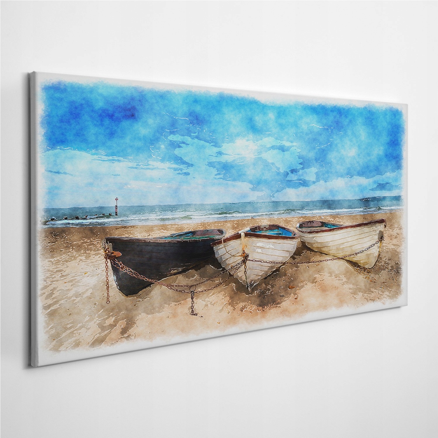 

Fotoobraz na płótnie Statek Plaża Krajobraz 120x60