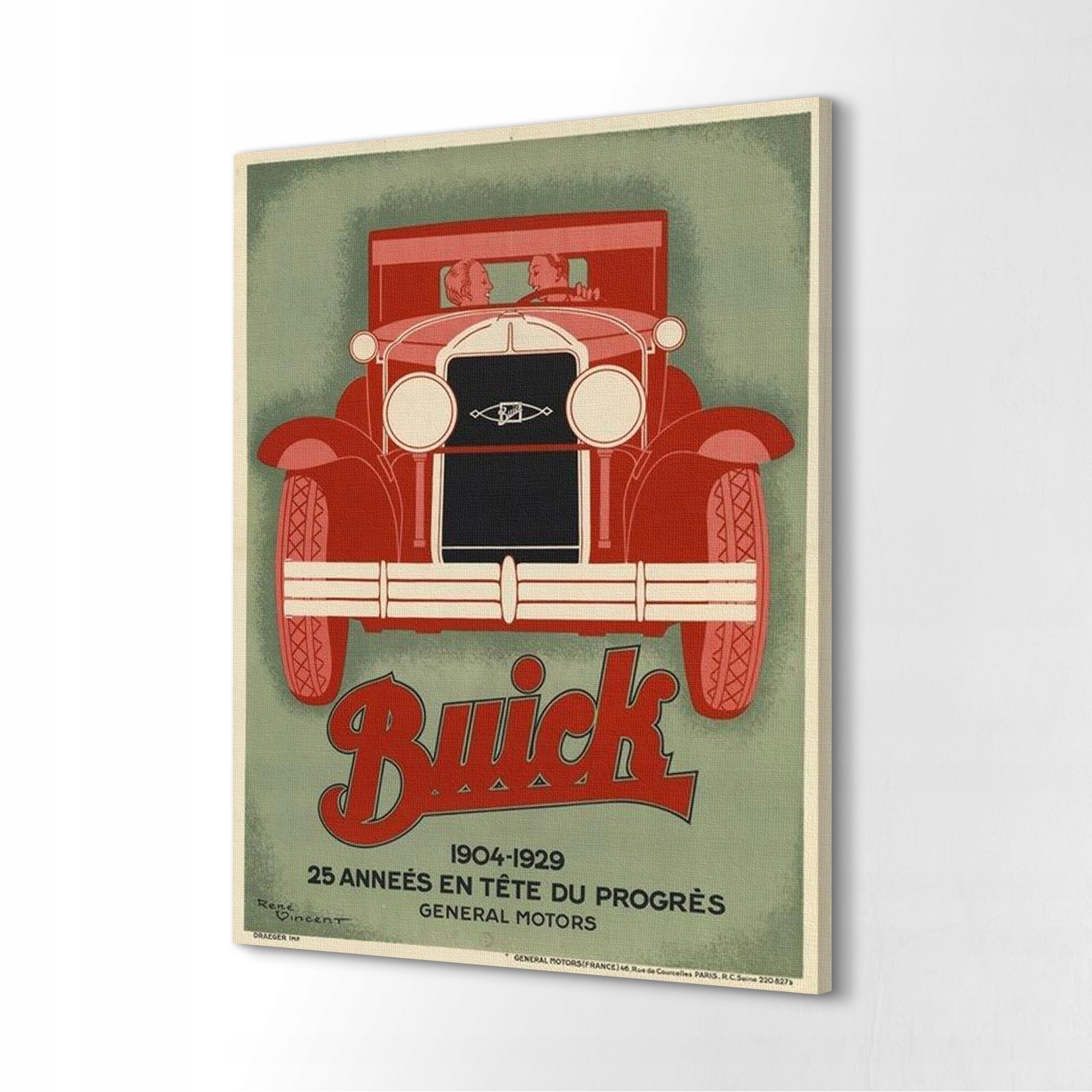 Obraz na plátně 40x60 René Vincent Buick Automobile