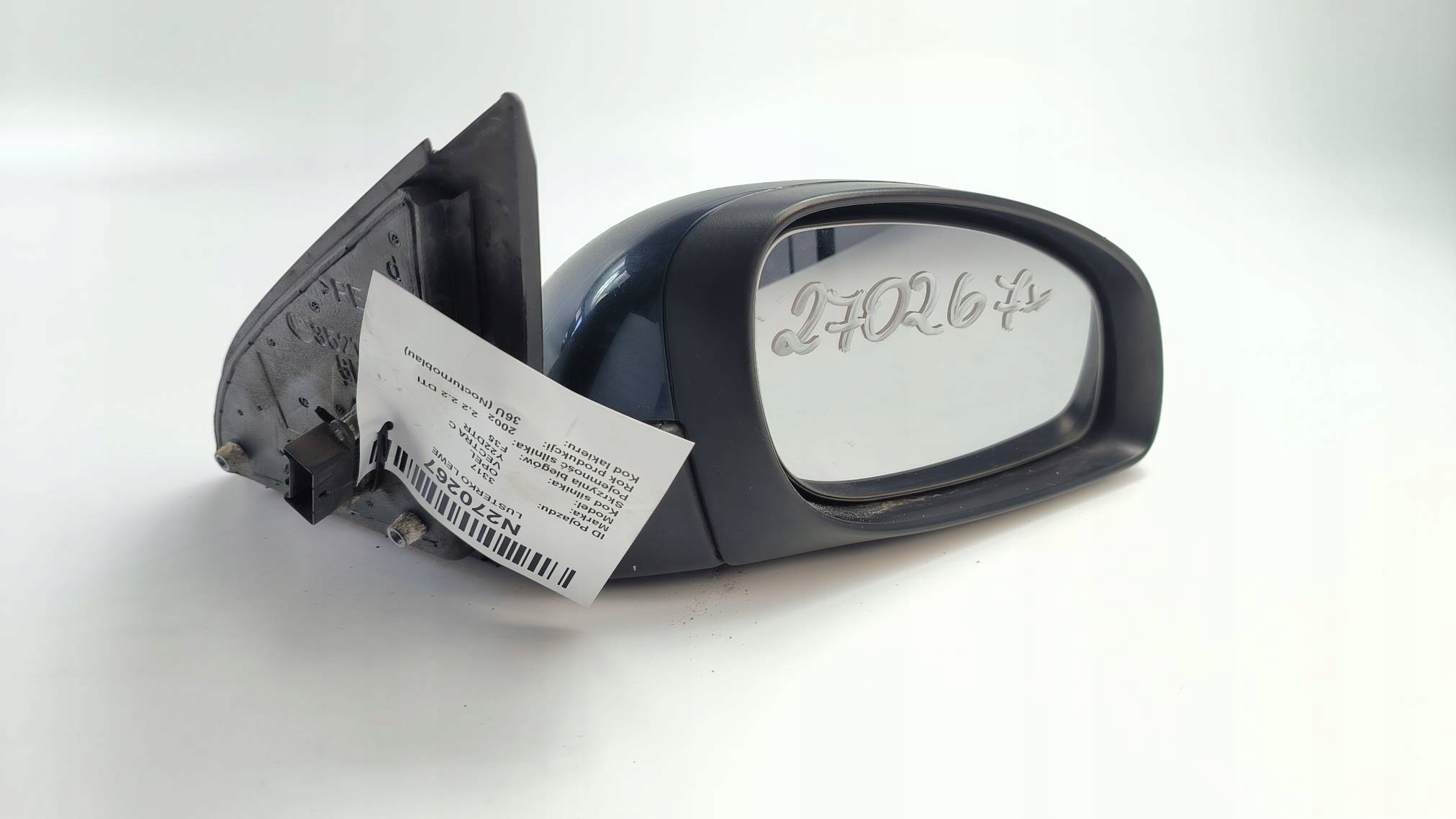 mirror right EU 36U OPEL VECTRA C 8 PIN