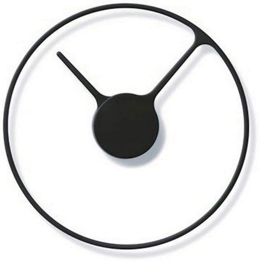 Stelton Classic Minimalistický nástenný hodinový stroj 30 cm čierny mat