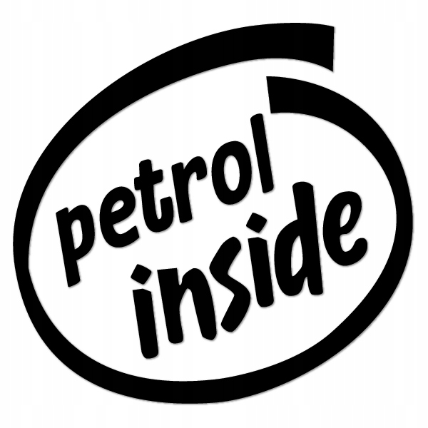 

Petrol Inside Naklejka tuning car benzyna 10 cm