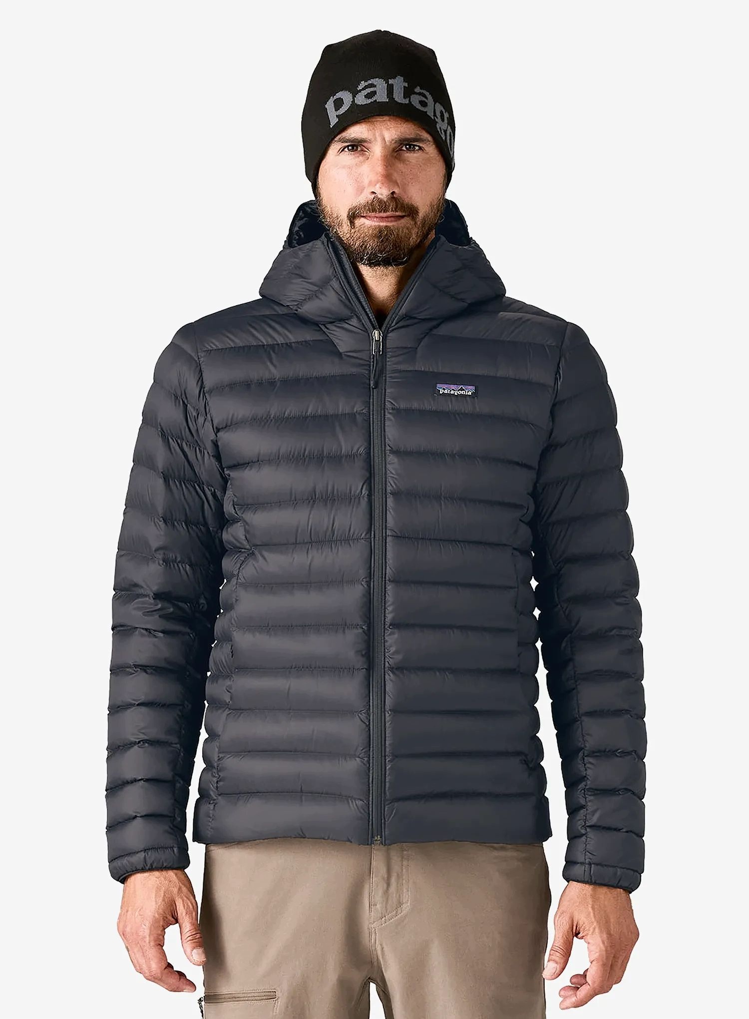 Kurtka puchowa Patagonia Down Sweater Hoody black L