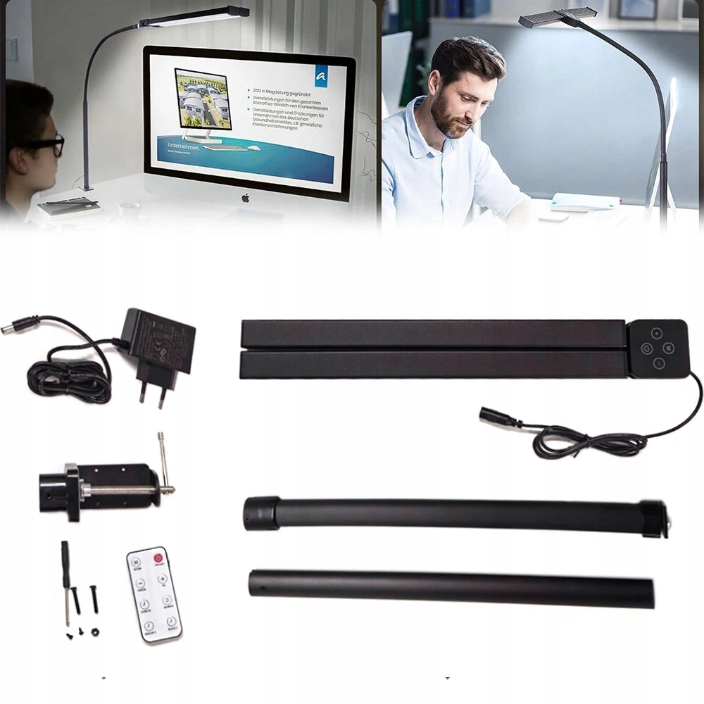 Bezstínová kreslicí Led lampa stolní držák na školní stůl Monca