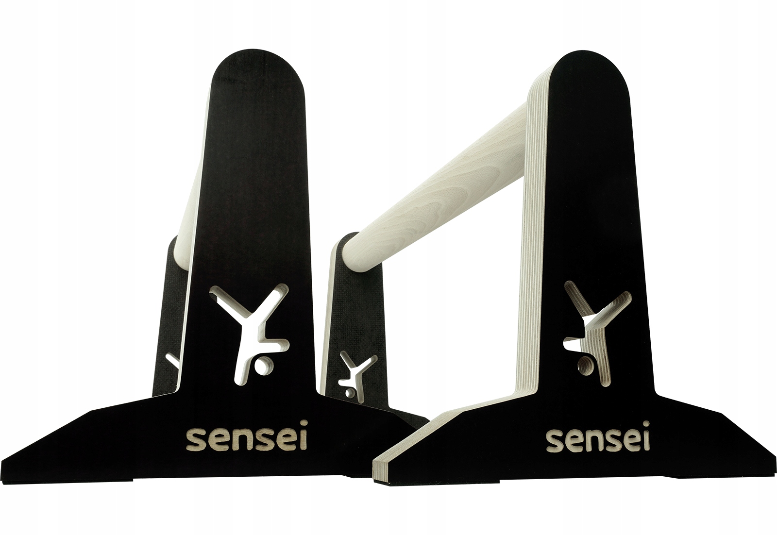 Dřevěné Paraletky Sensei Tower 50 cm, Ø40 mm madla na kliky, Vysoké