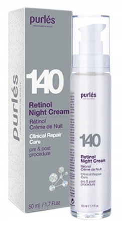 Purlés 140 Retinol Night Cream 0,5% krem na noc z 0,5% retinolem 50 ml
