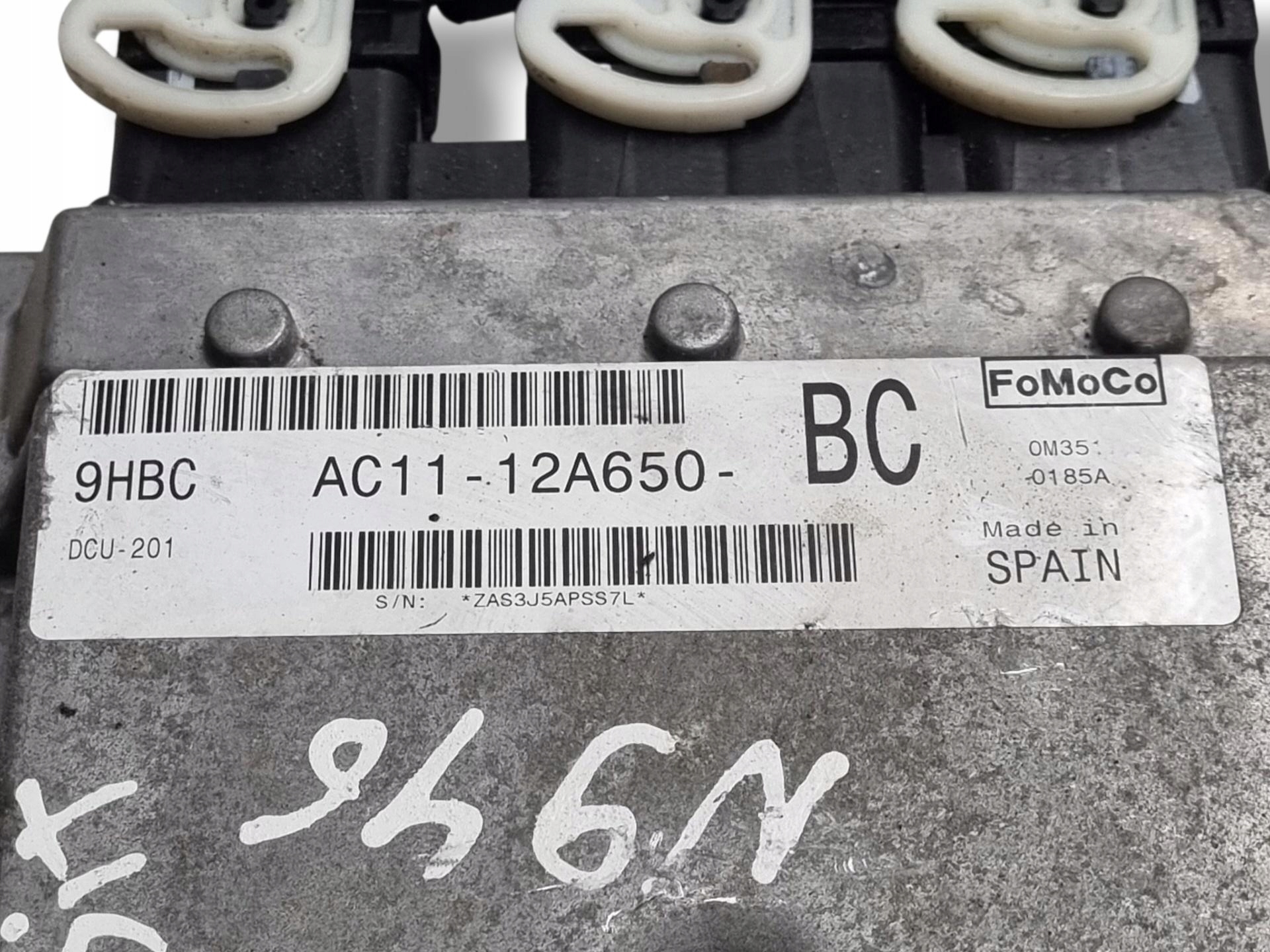 control unit of the engine Ford Transit 7 2011 AC11-12A650-BC