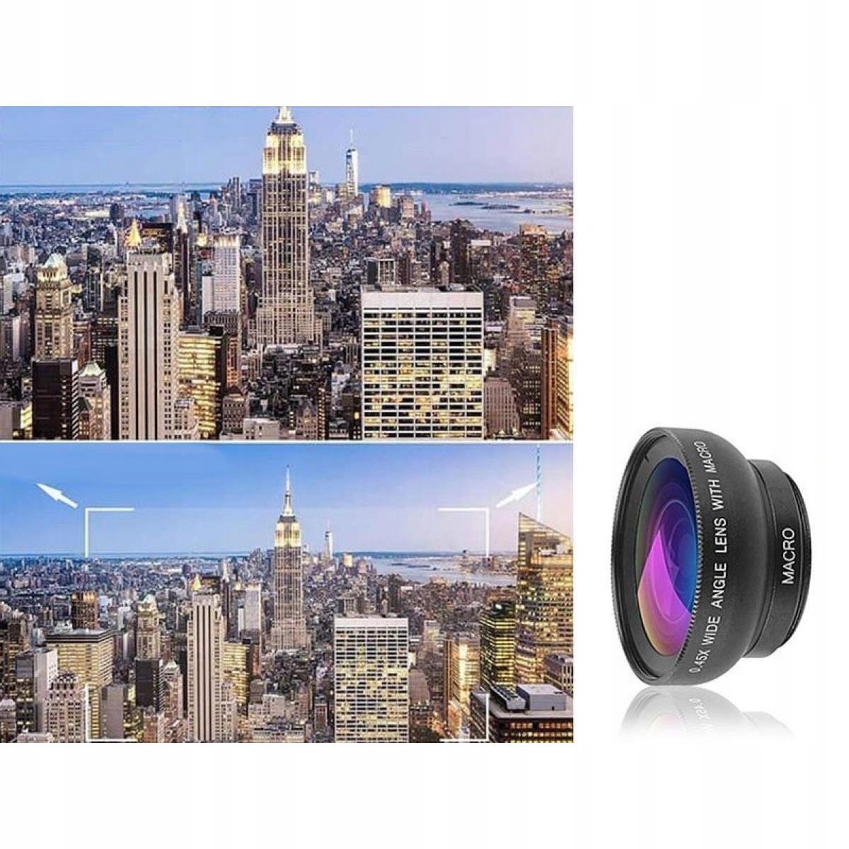 APEXEL ZESTAW 2W1 OBIEKTYW DO TELEFONU MAKRO EAN (GTIN) 5907765603697