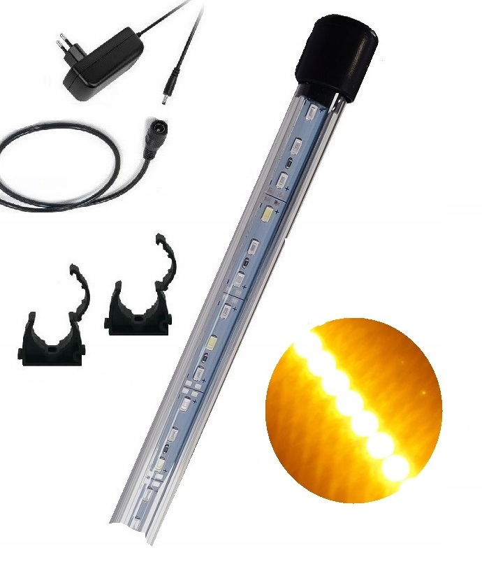 

lampa świetlówka led 5630 30 cm. żółta 35W RA80