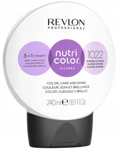 Revlon Nutri Color Maska Koloryzująca 1022 Int. Platinum