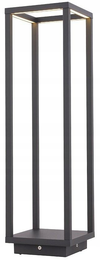 Vonkajšia stojaca záhradná lampa Symmetry čierna 7W 3000K IP54