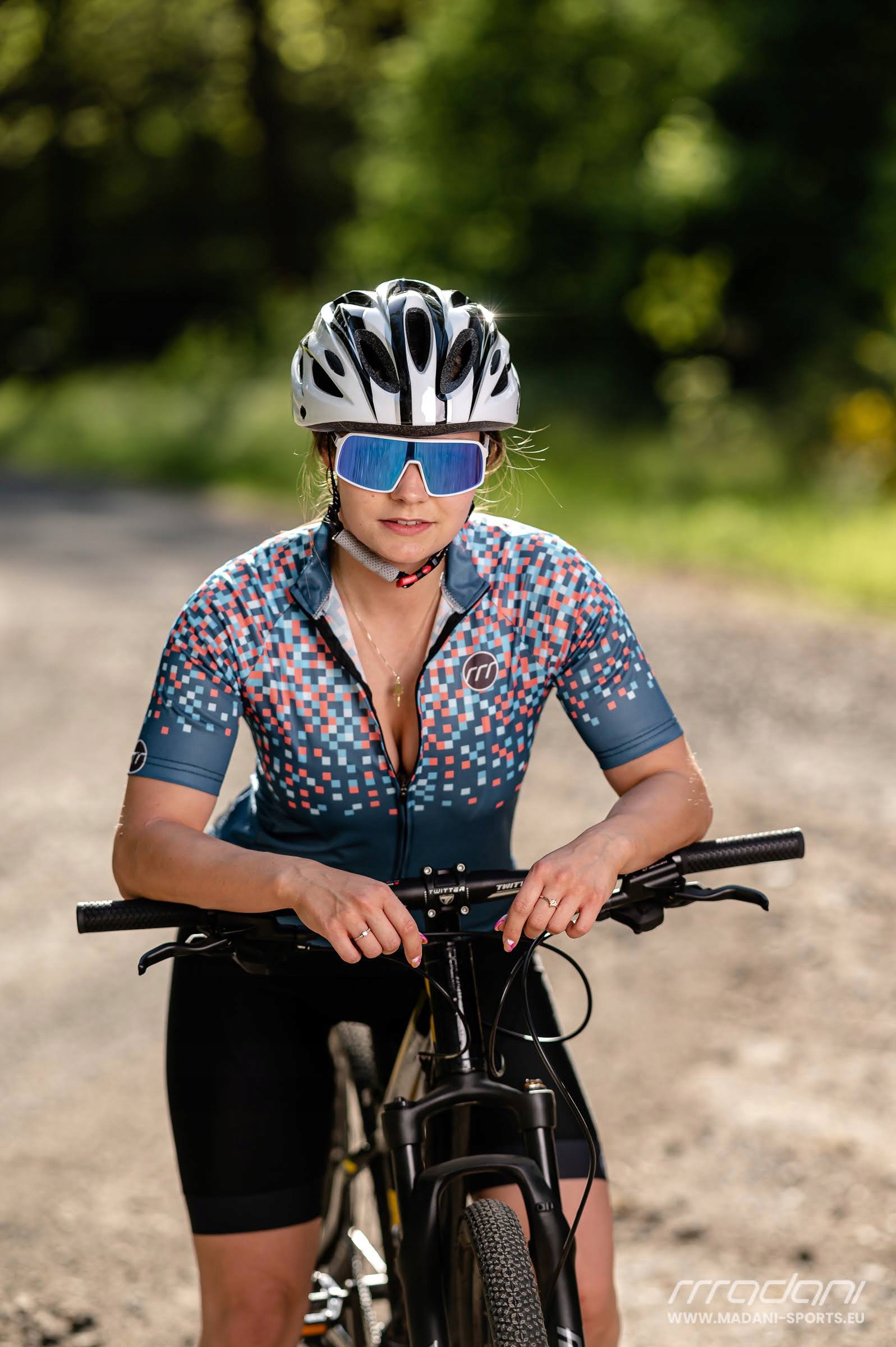 Madani: koszulka rowerowa damska MIRAY, r. XL Rękaw krótki rękaw