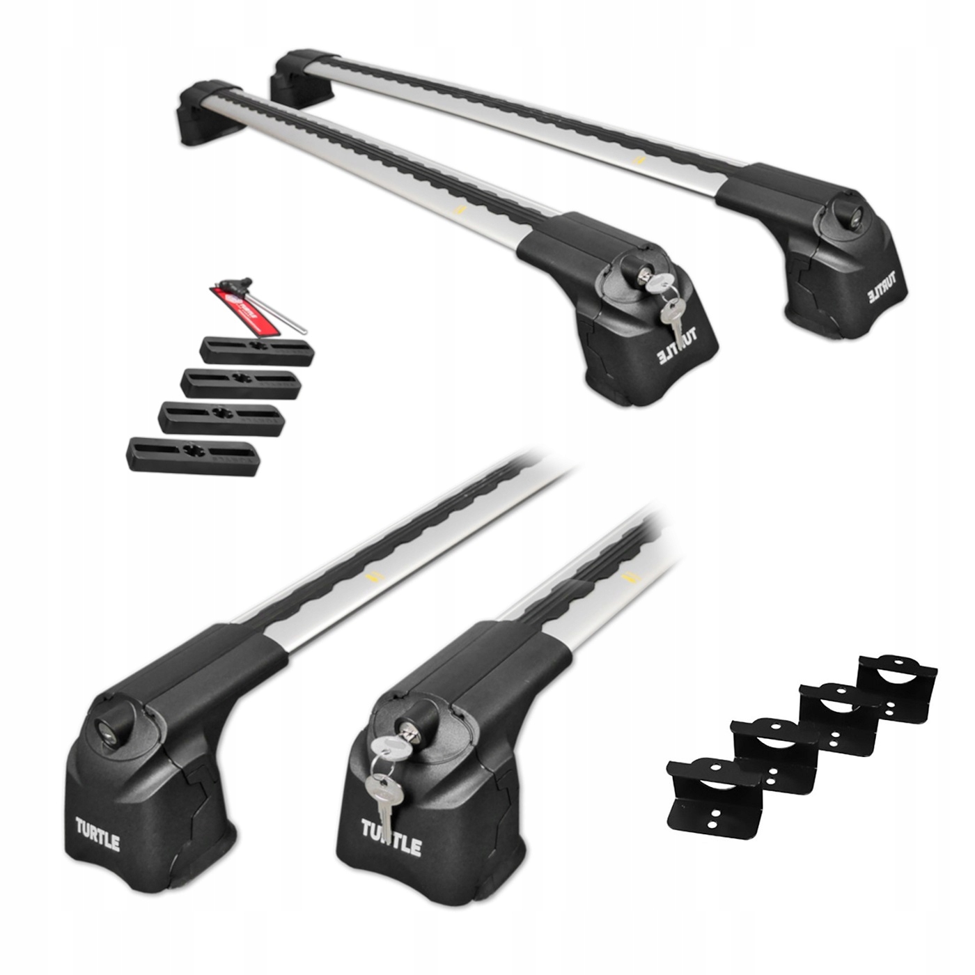 Střešní nosič nosníku Turtle Fiat Qubo od roku 2008-17