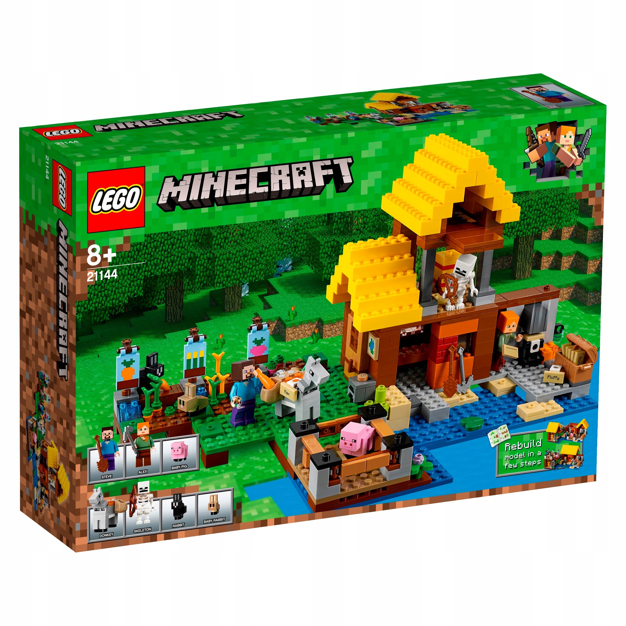 Lego Minecraft 21144 stavebnice Lego Minecraft Vesnická chata 21144