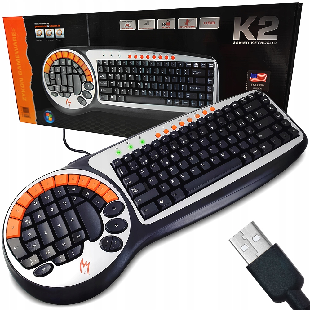 Мембранная клавиатура Zykon K2