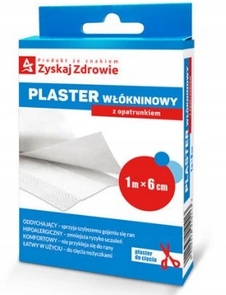 

Plaster Włókninowy z opatrunkiem 1m x6cm Do Cięcia