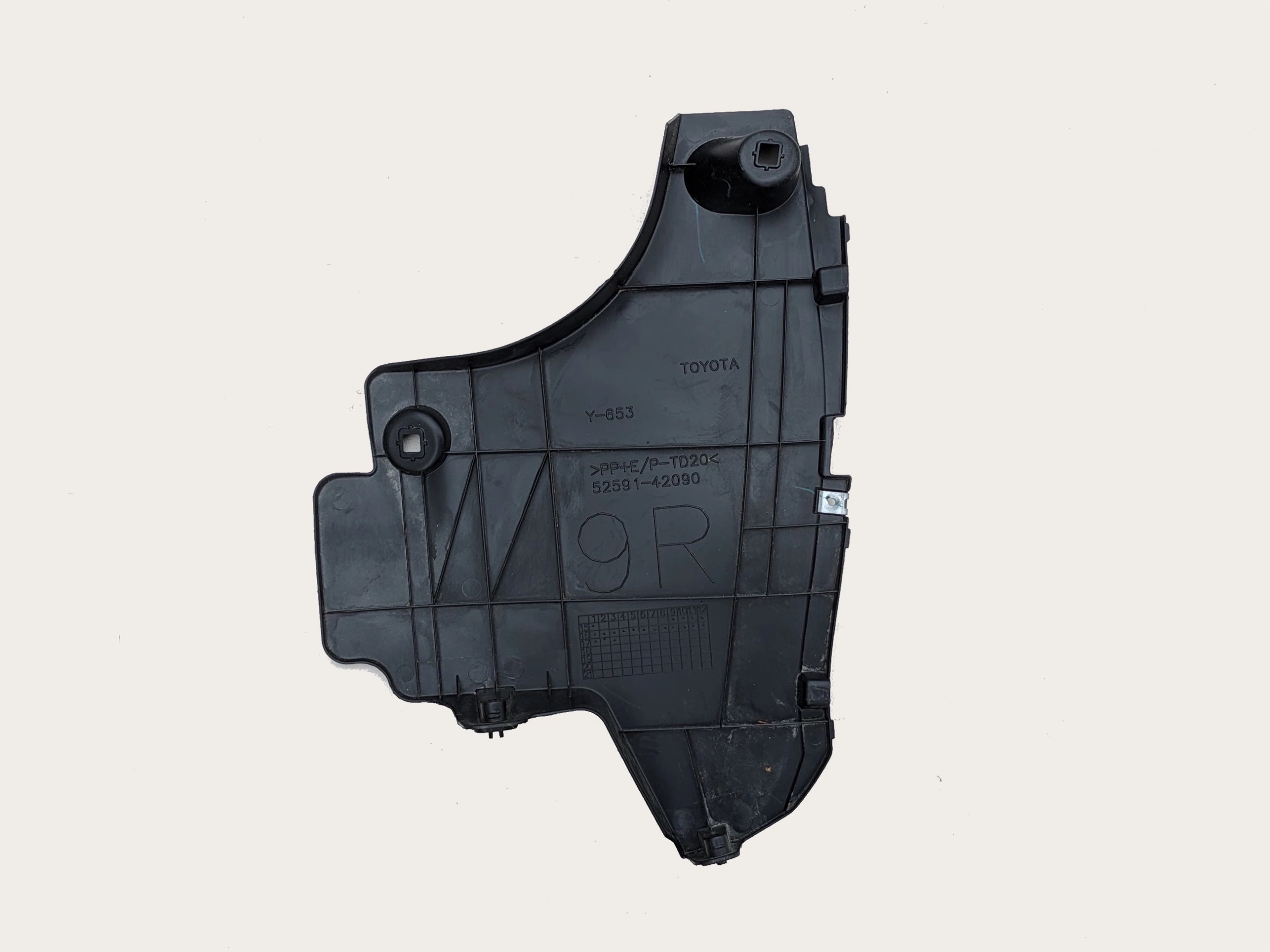 RAV4 IV nadkole chlapacz zderzaka prawy tył 15-18