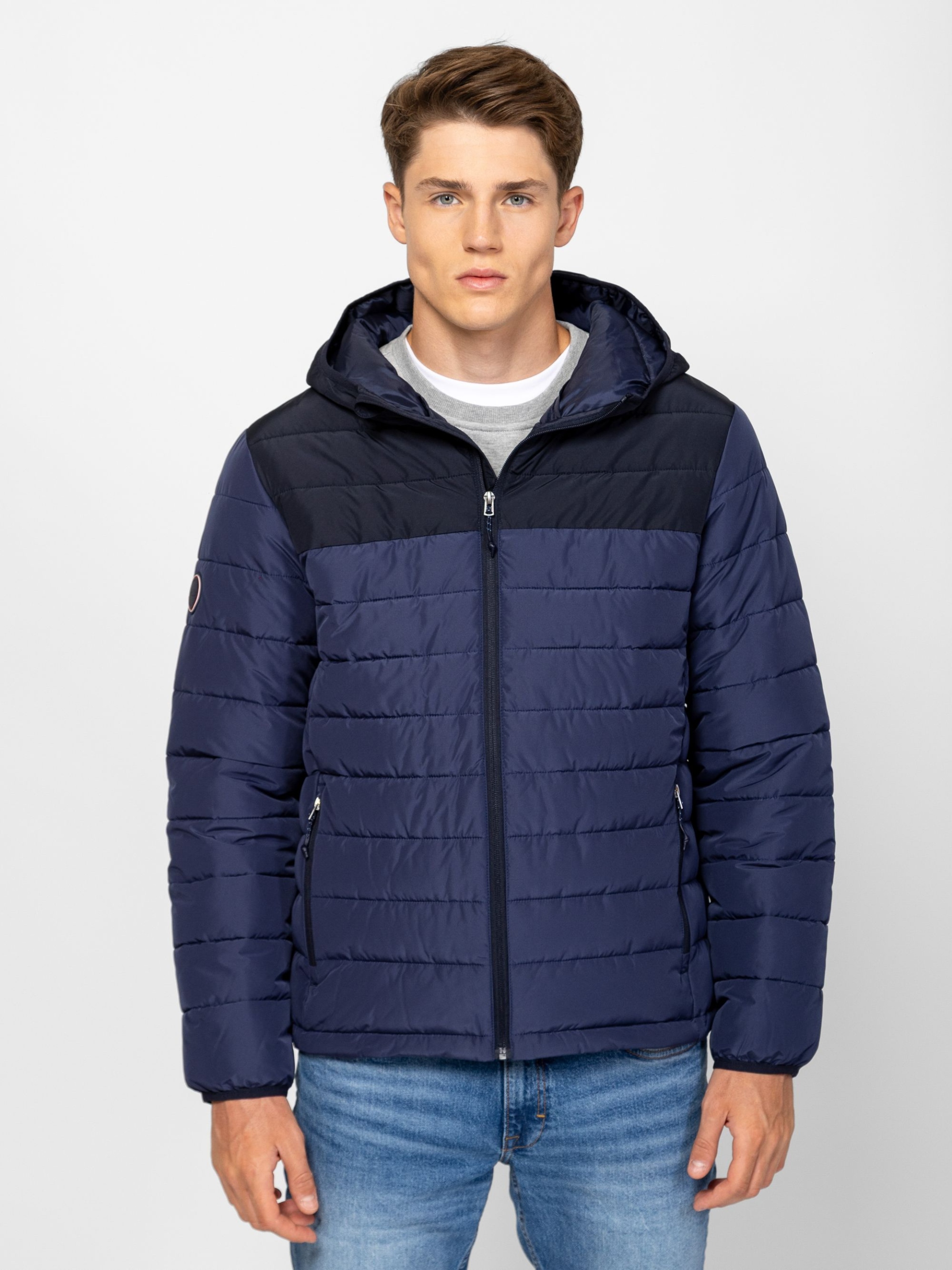 Heavy Tools Pánská Zimní Bunda S Kapucí Neko Moonlight Tmavě Modrá XL