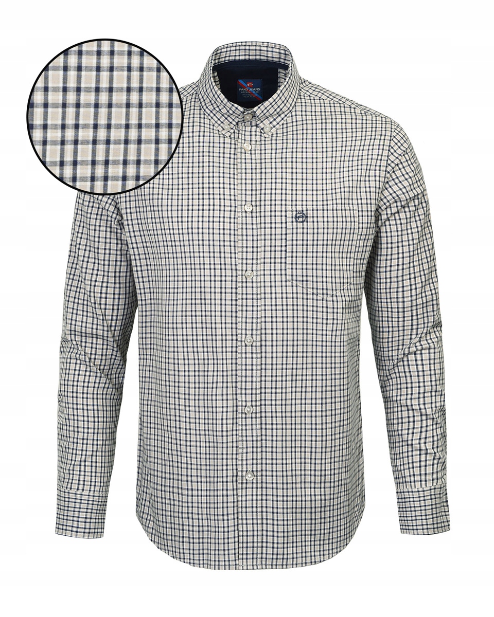 Pánská košile s krajkou a dlouhým rukávem Slim Fit Pako Jeans