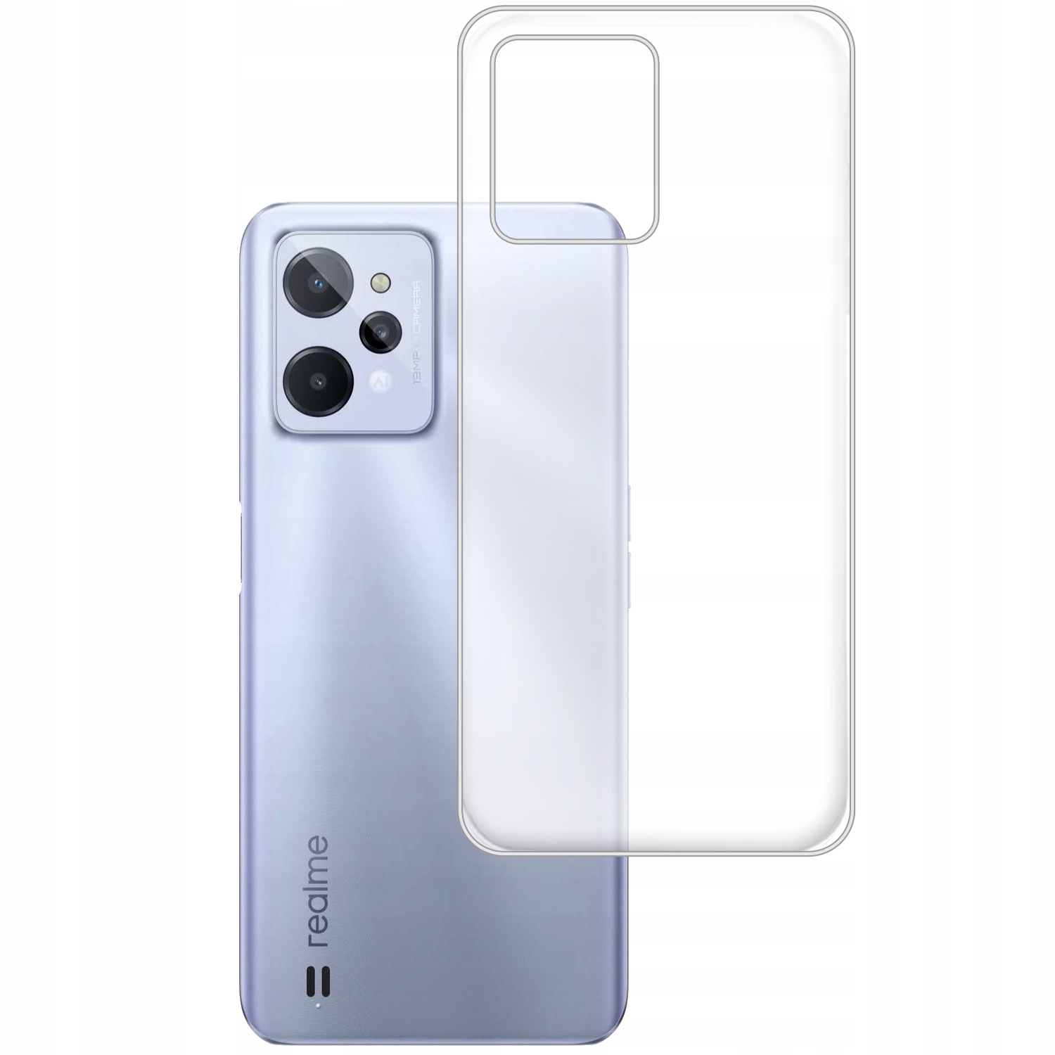 

Etui Do Realme C31 Gumowe Slim Clear View