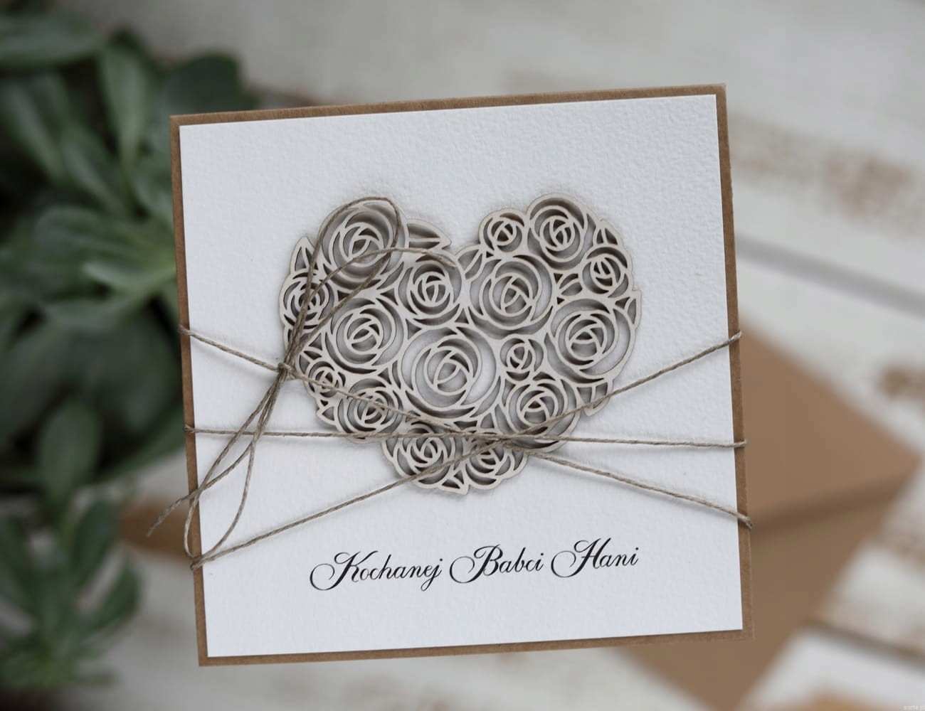Výjimečná karta dárek ke dni babičky pro babičku s personalizací