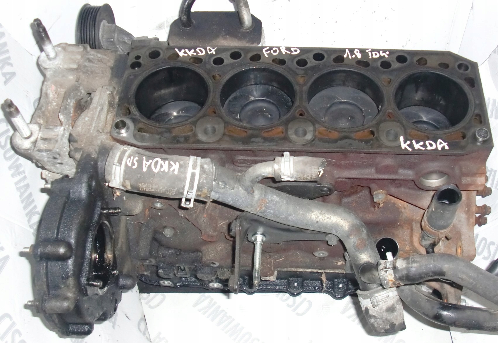 FORD FOCUS MK2 C-MAX 1.8TDCI 115KM KKDA BLOK DÓŁ SILNIKA TŁOKI WAŁ