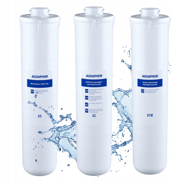 Zdjęcia - Wkład do filtra wody Aquaphor Zestaw wkładów do filtrów wody  K2,K5,K7M 