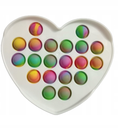 

Push Buble Zabawka Antystresowa Popit Serce