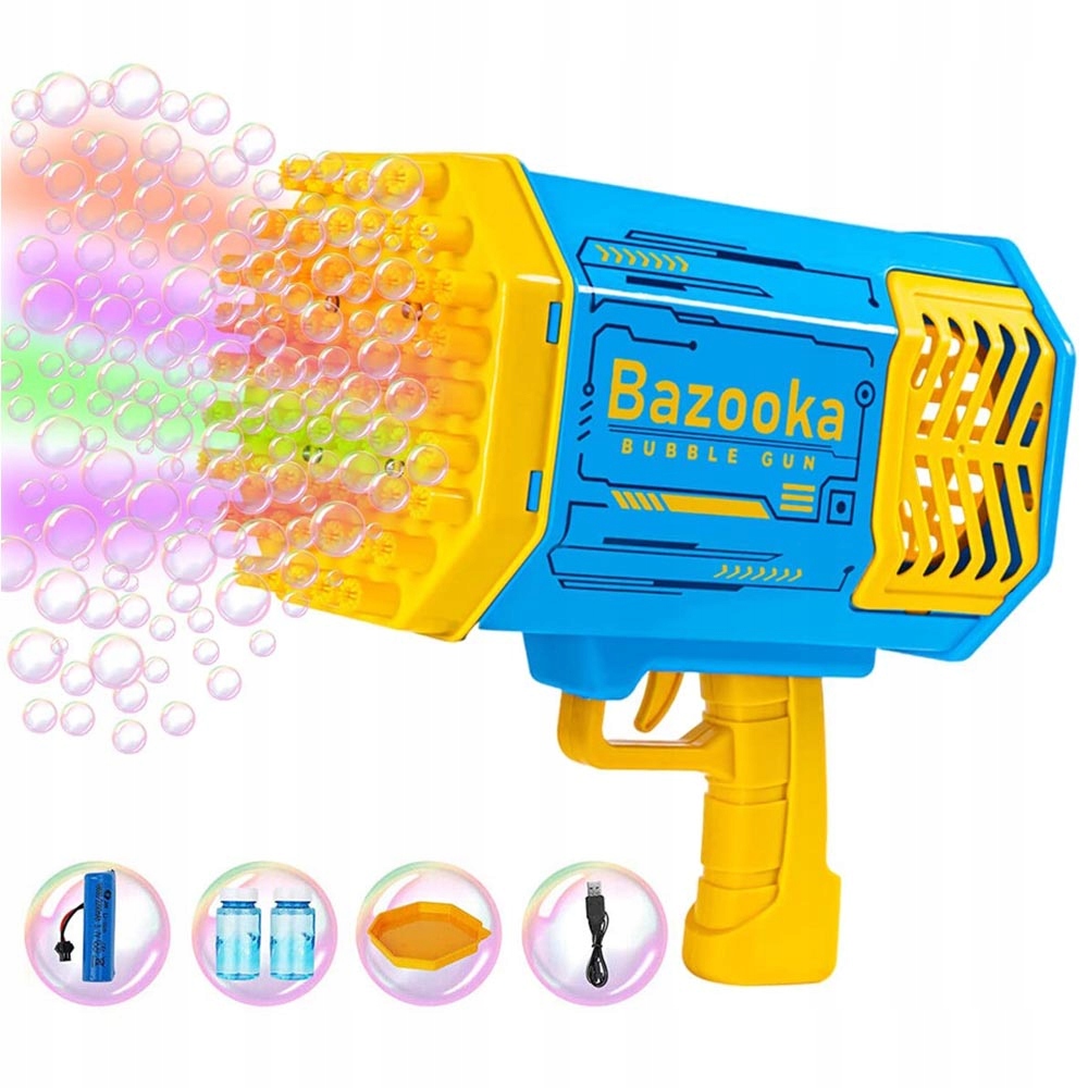

Pistolet Maszyna Baniek Bazooka Bańki Duża Automat