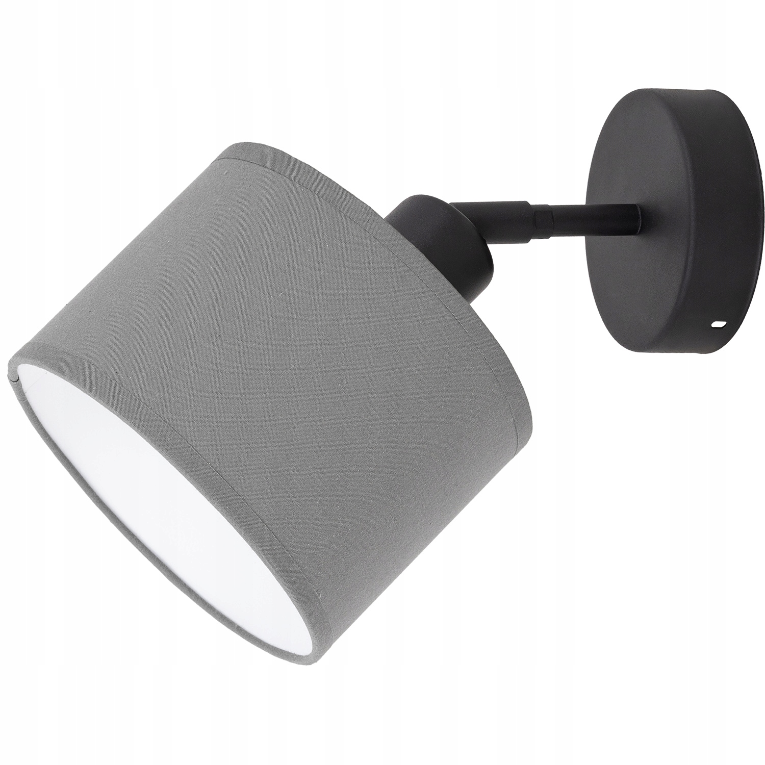 

Lampa Kinkiet Ścienny Abażur Tkanina Loft
