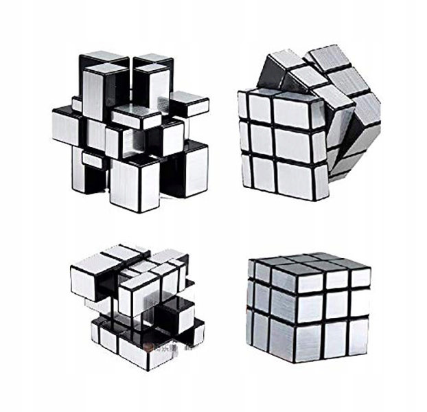 

Kostka Mirror Cube Srebrna Asymetryczna 3X3 Qy