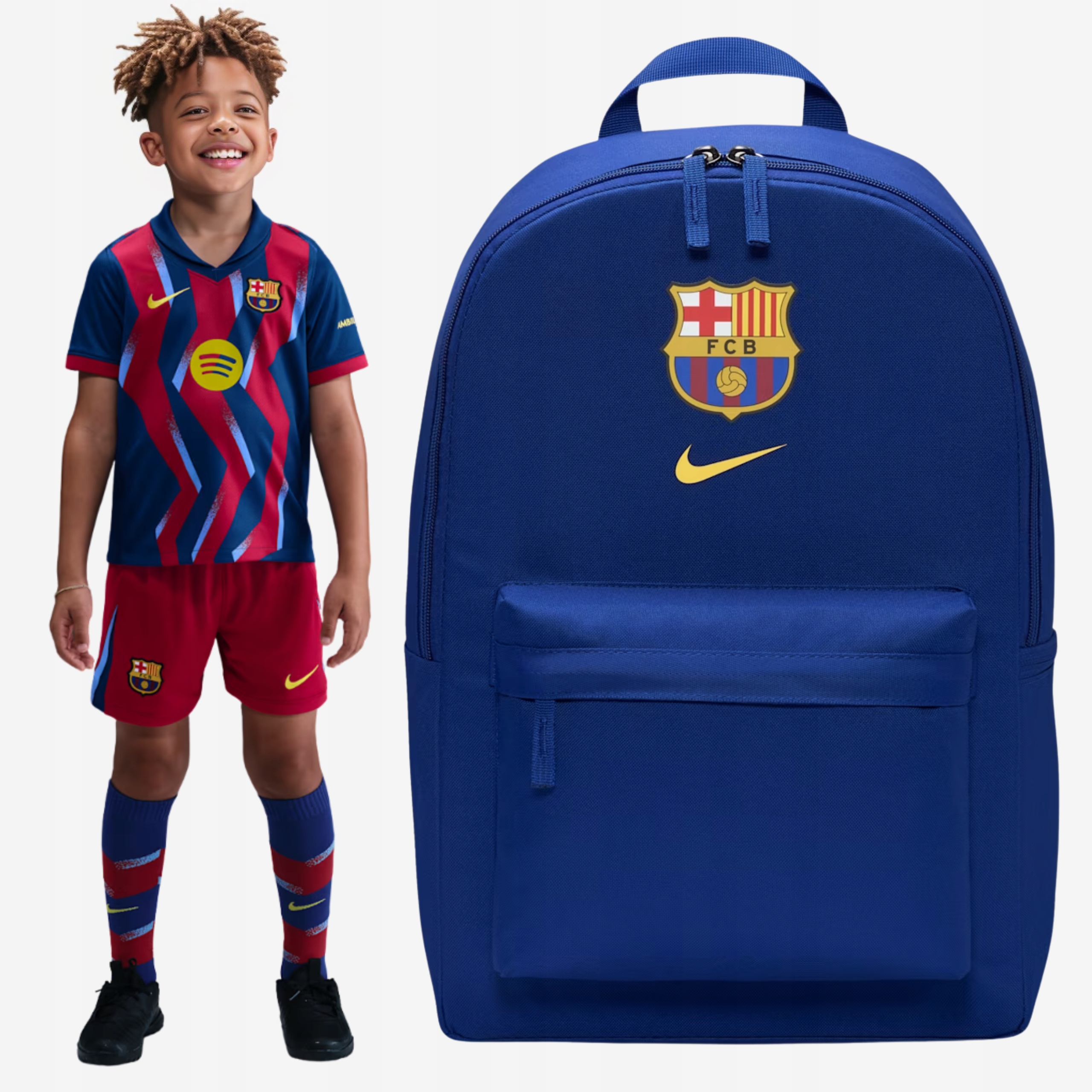 Batoh Nike Heritage Barcelona Barca modrý školní sportovní 20 l dárek