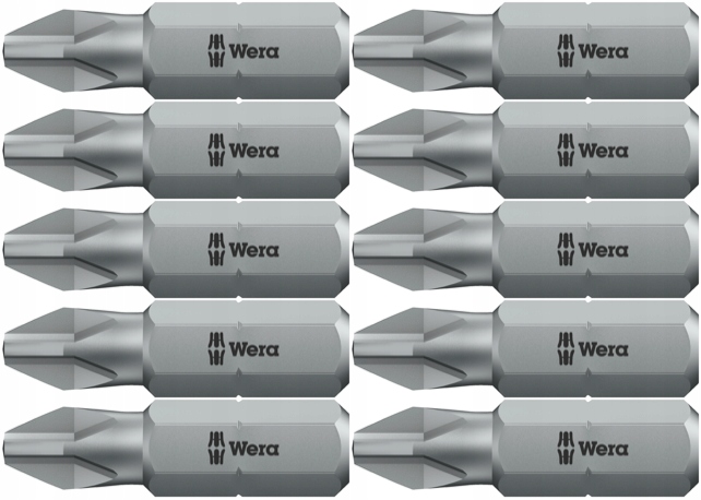 

Wera bit PH2 Phillips 25 mm 10 sztuk 05072072001