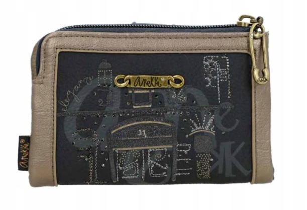 Anekke portfel damski z ochroną p/RFID portmonetka Mademoiselle Boutique