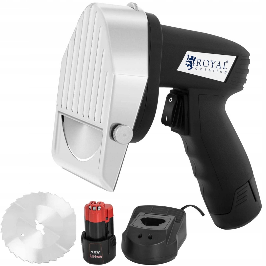 Nóż do kebaba elektryczny bezprzewodowy śr. 100 mm