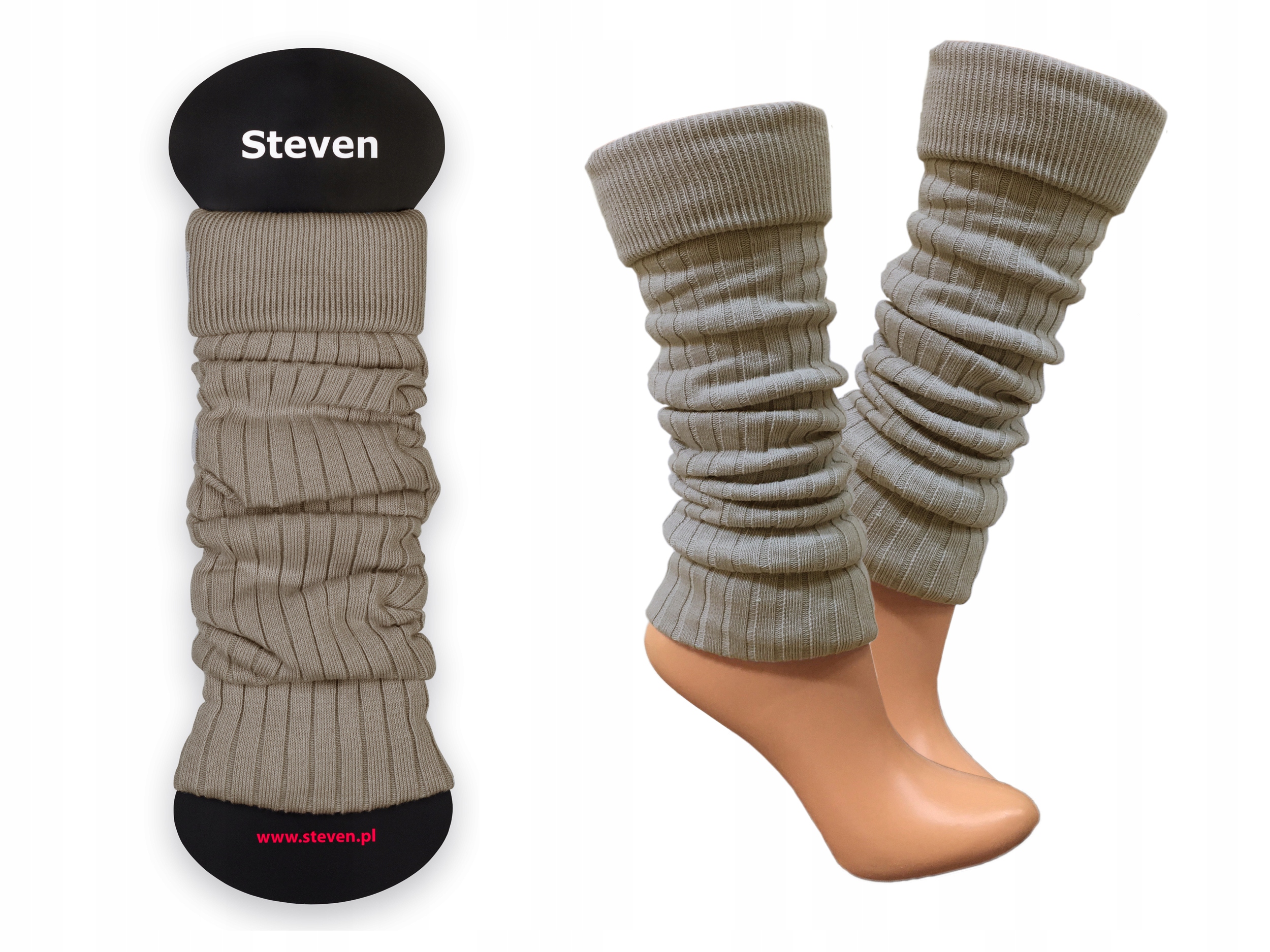 

Steven 092 Ocieplacze Damskie Bawełna Beżowy