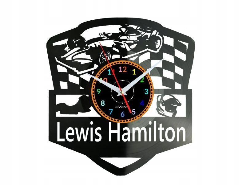 Lewis Hamilton Nápad na Dárek Nástěnná Dekorace z vinylové desky
