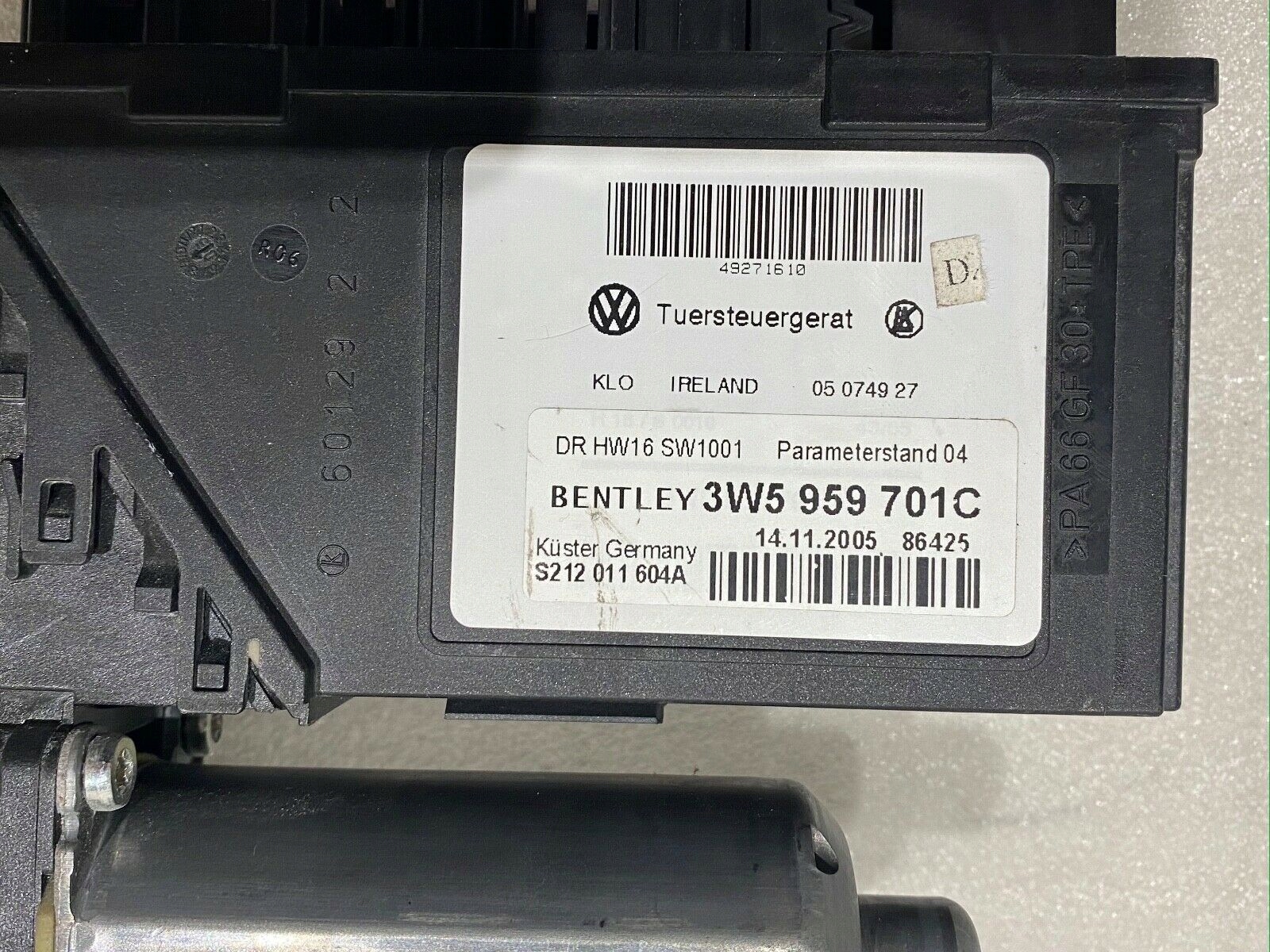 BENTLEY FLYING window regulator engine 3W5959701C