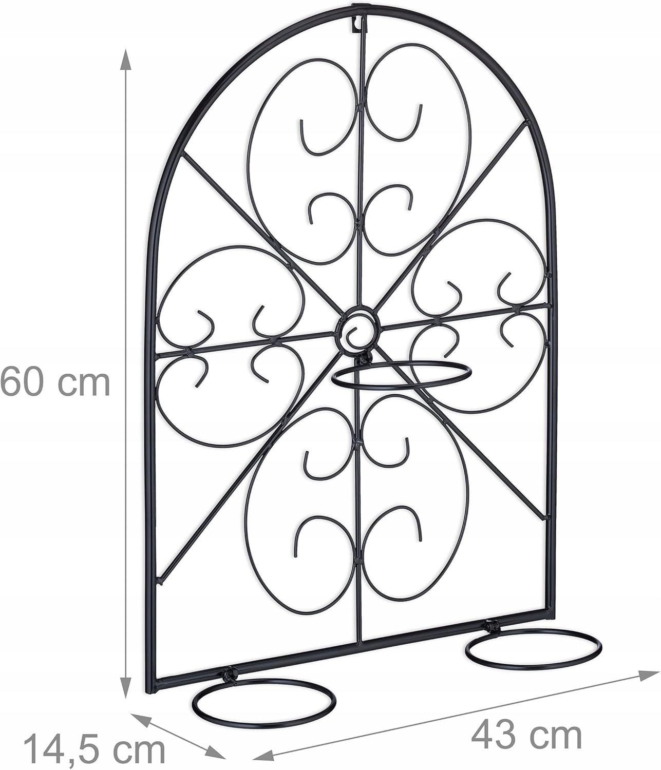 Relaxdays Uchwyt na doniczki na 3 doniczki Ø 11,5 cm Marka Relaxdays